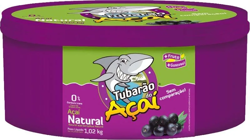 AÇAÍ NA TIGELA TUBARÃO (1,02kg)